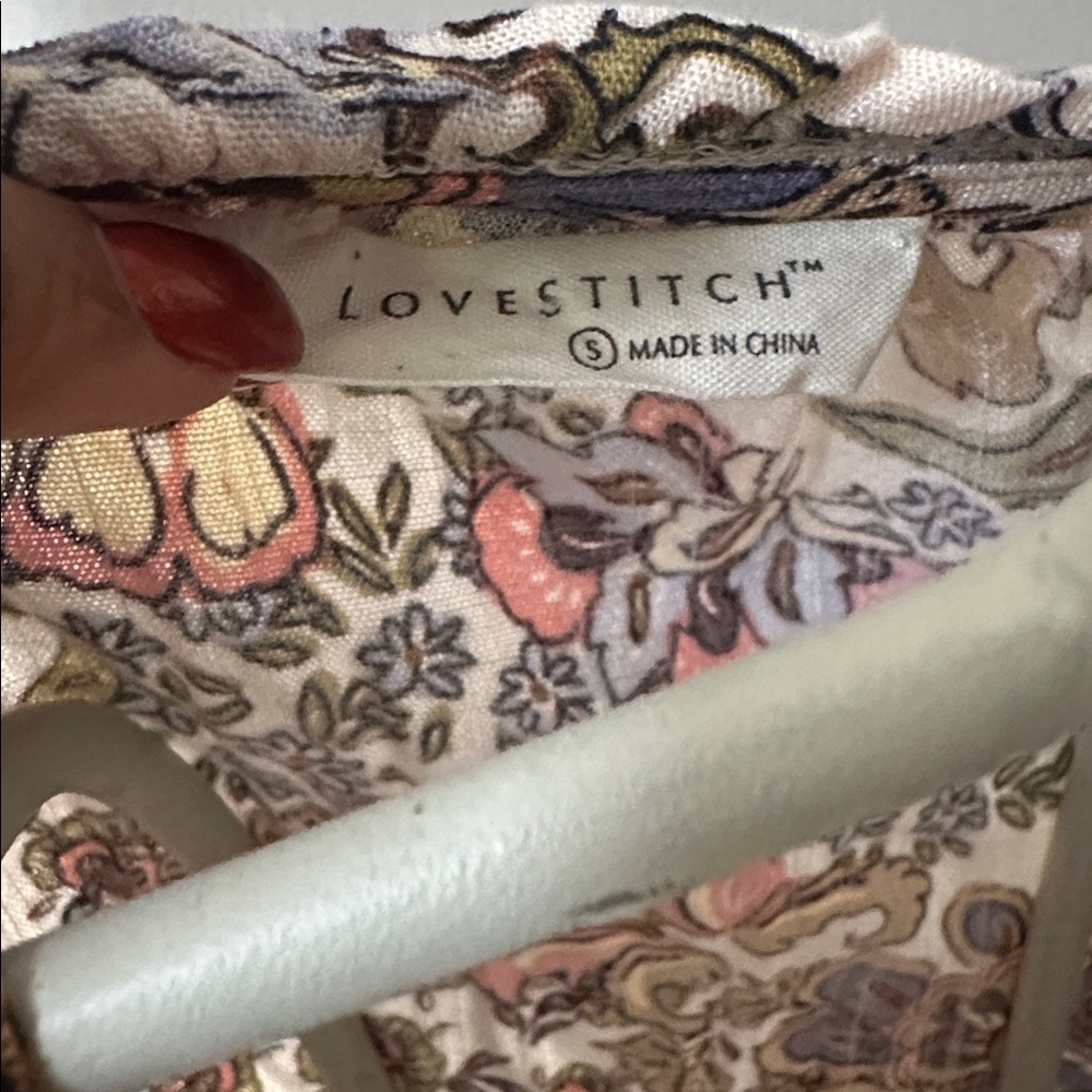 Lovestitch Multicolor Floral Top - Picture 3 of 5